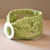 Lace Cuff With Vintage Buc..