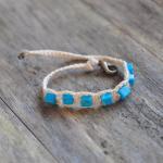Blue Howlit Friendship Bracelet