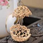 Lampshade Lace Earrings